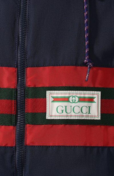 Куртка GUCCI синего цвета по цене 230400 руб., арт. 599935/XDA2J, фото 5 Куртка GUCCI, арт. 599935/XDA2J, фото 5