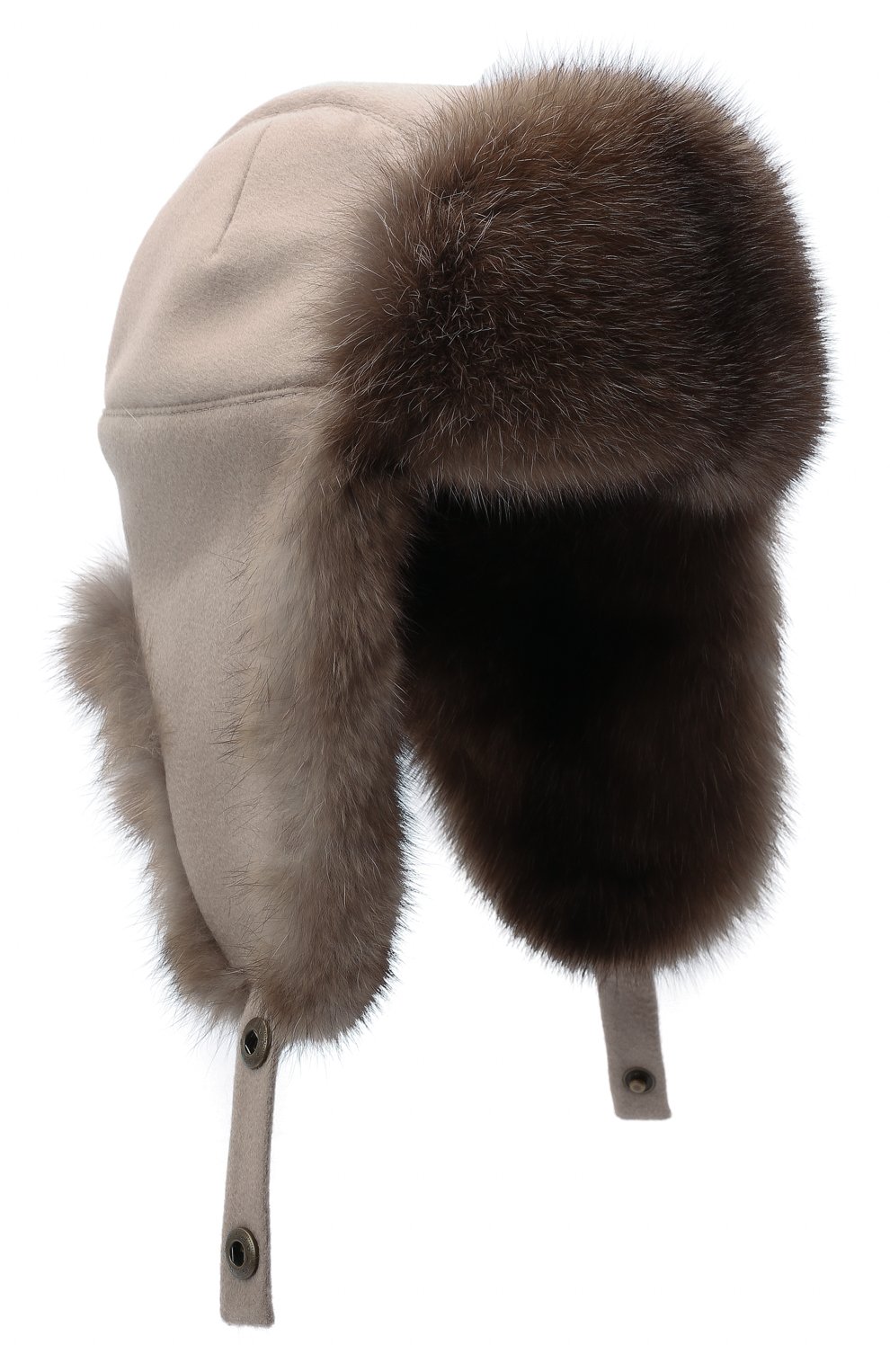 Шапка-ушанка из меха соболя BLACK SABLE, арт. BS-005F8/MW, фото 1