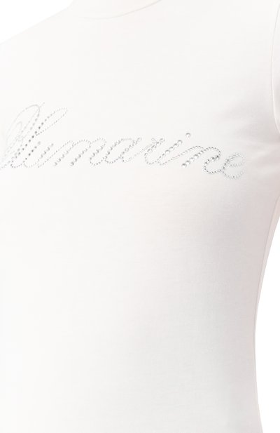 Хлопковая футболка BLUMARINE, арт. P522T082A, фото 5