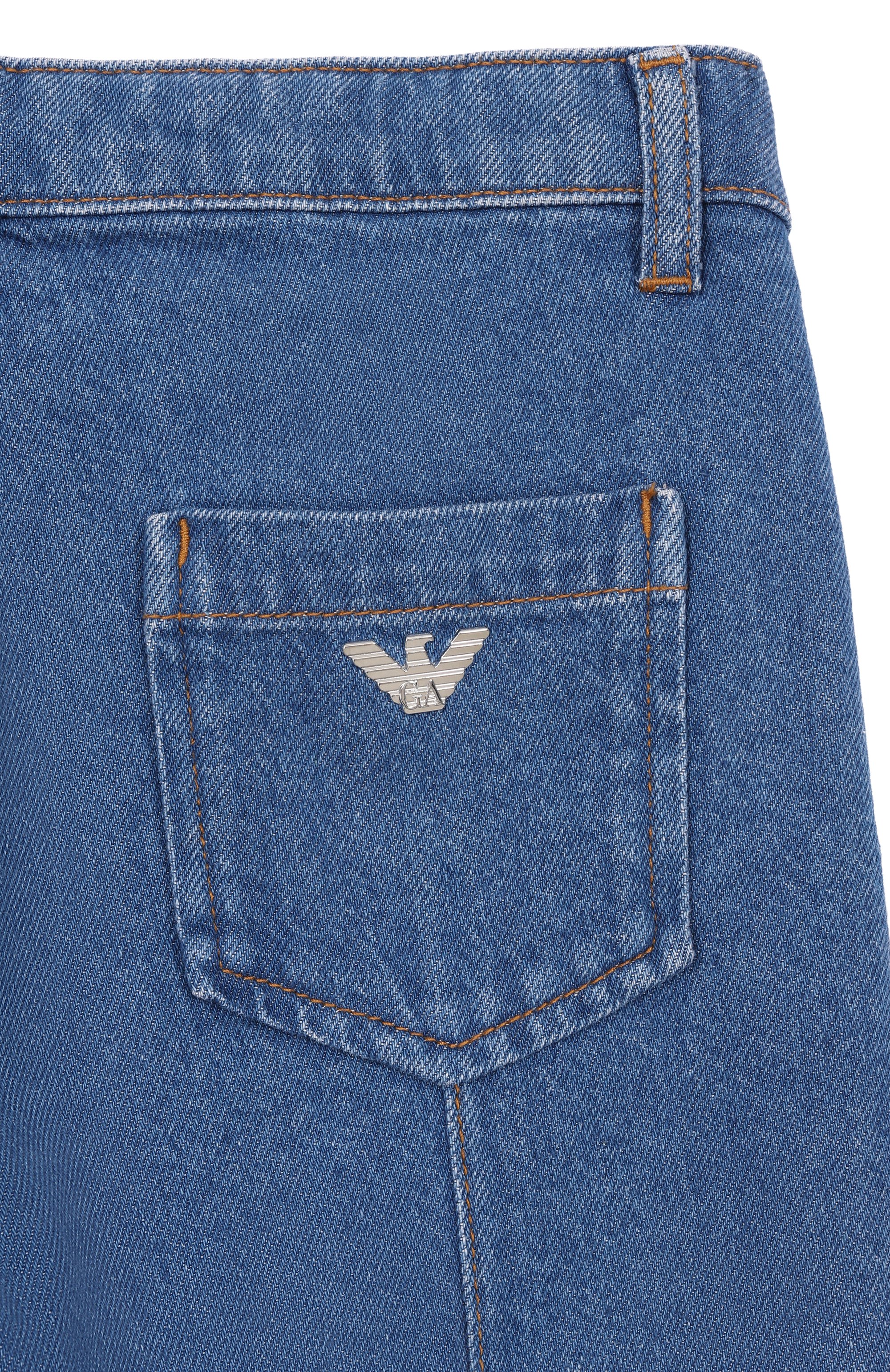 Джинсы EMPORIO ARMANI синего цвета по цене 23300 руб., арт. EG000558/AF21778, фото 3 Джинсы EMPORIO ARMANI, арт. EG000558/AF21778, фото 3