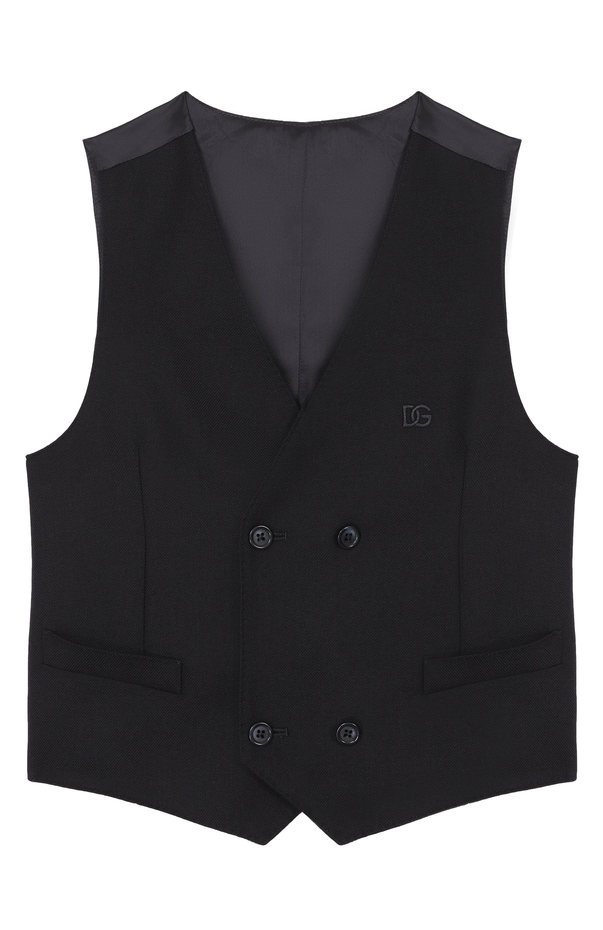 Жилет из шерсти и вискозы DOLCE & GABBANA, арт. L41V32/FU28G/8-12+, фото 1