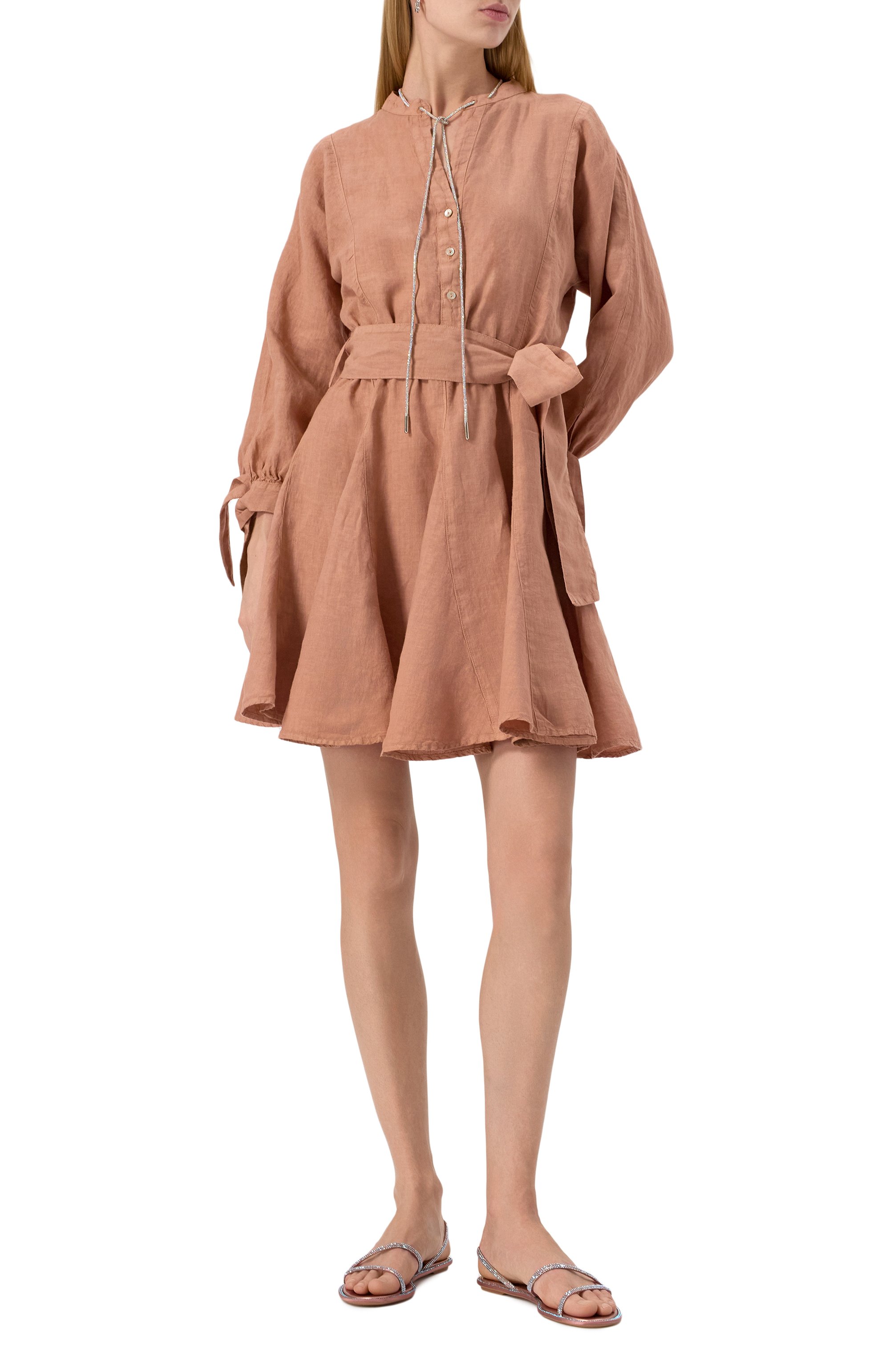 Льняное платье 120% LINO, арт. 32ALIW4PJ2/000F753, фото 2