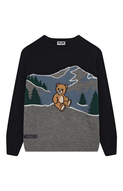 Шерстяной пуловер MOSCHINO, арт. HMW015/LHE80/10-14