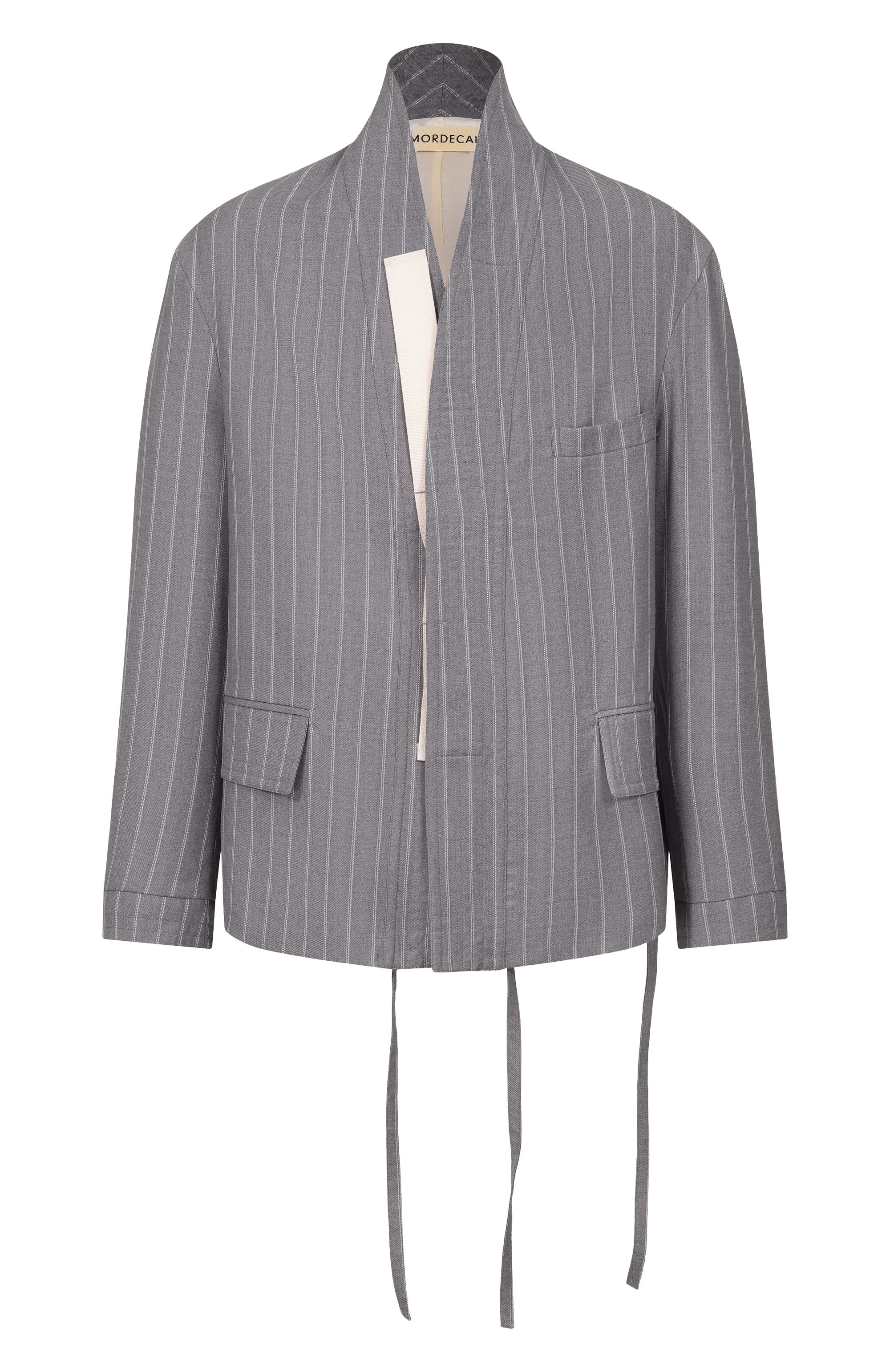 Шерстяной пиджак MORDECAI серого цвета по цене 155500 руб., арт. 26E96MRU33L, фото 1 Шерстяной пиджак MORDECAI, арт. 26E96MRU33L, фото 1