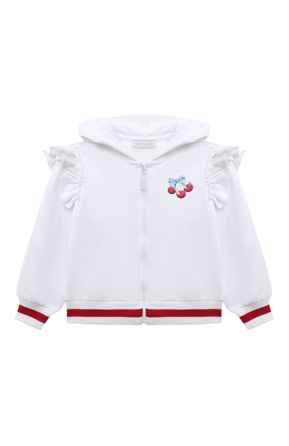 Хлопковая толстовка MONNALISA, арт. 39C803, фото 1