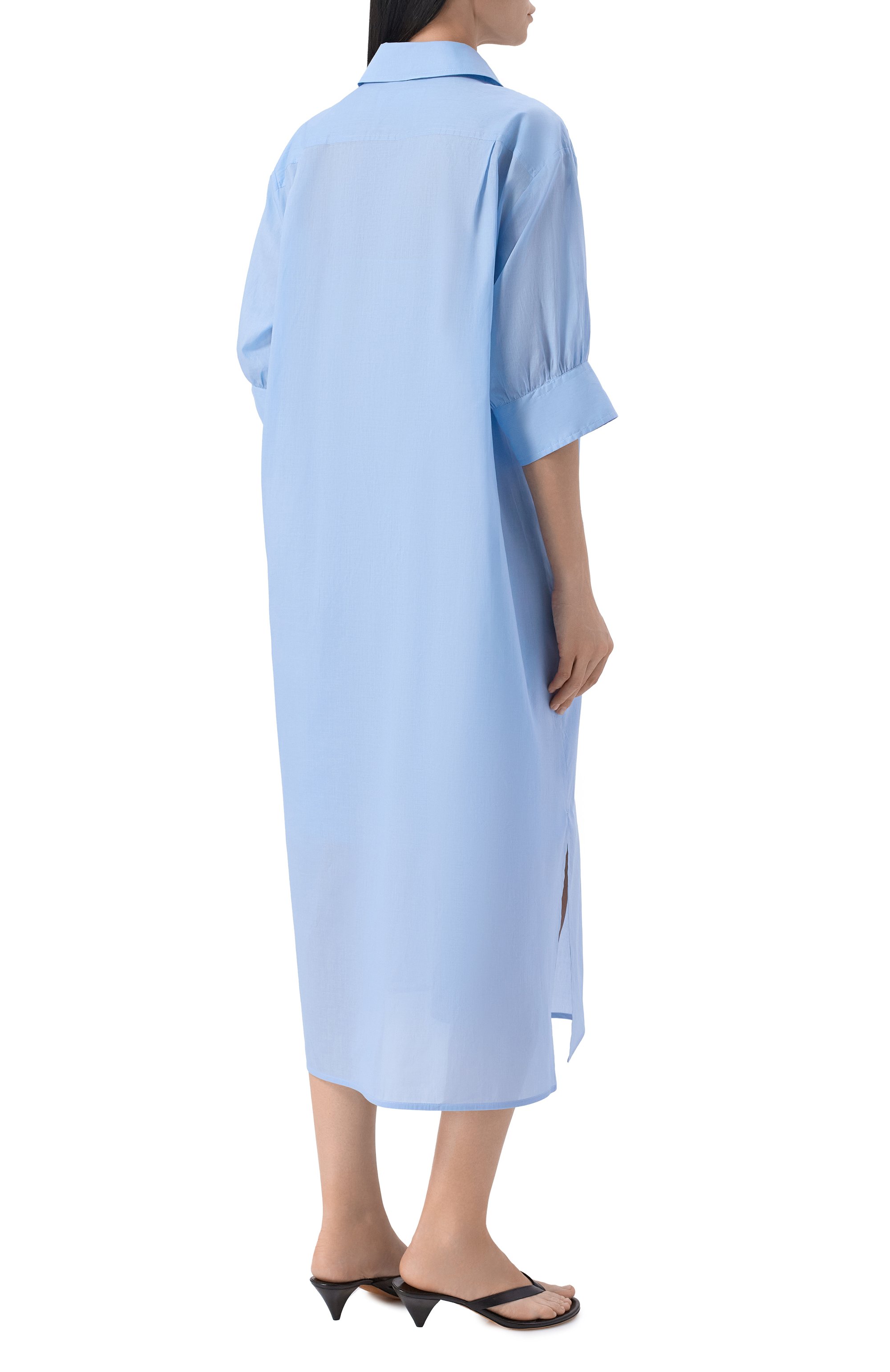 Хлопковое платье JIL SANDER, арт. J02CT0593/J45326, фото 3