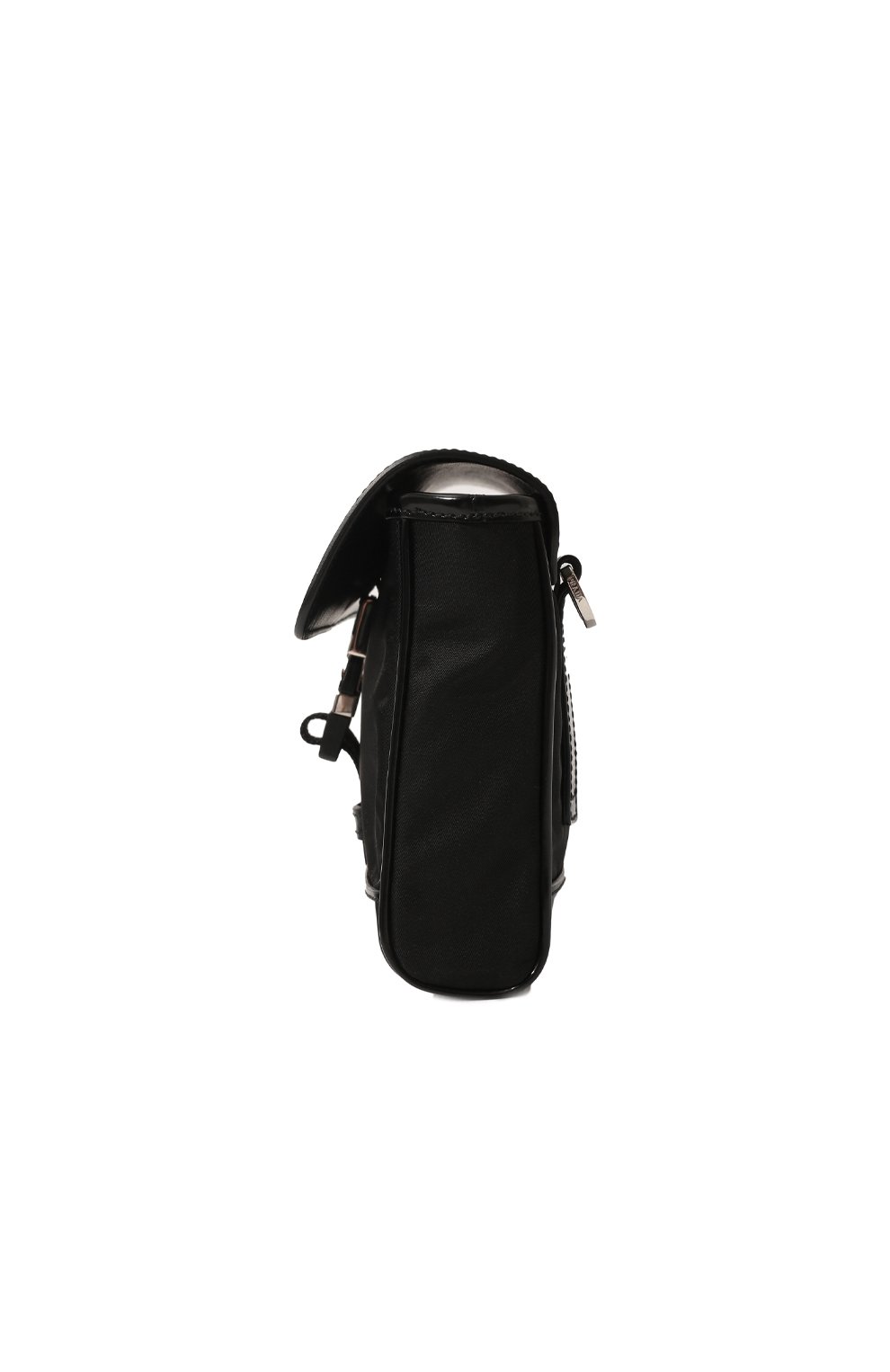 Текстильная сумка PRADA черного цвета по цене 120000 руб., арт. 2VD044-789-F0002-OOO, фото 4 Текстильная сумка PRADA, арт. 2VD044-789-F0002-OOO, фото 4