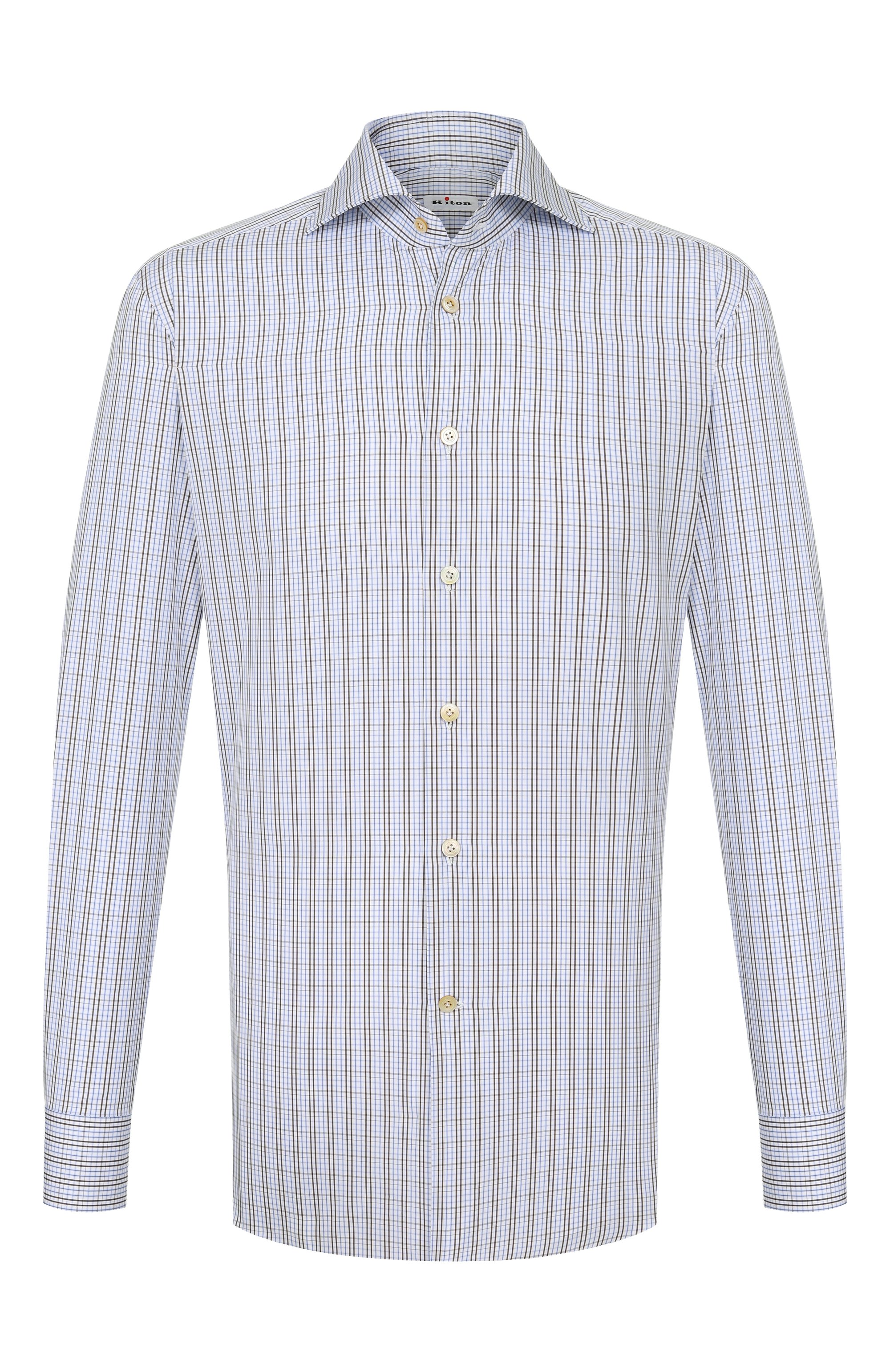 Хлопковая сорочка KITON, арт. UCCH0948223, фото 1