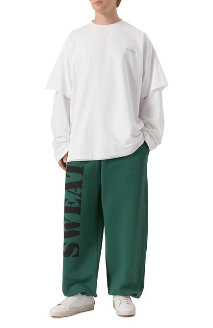 Мужские хлопковые джоггеры VETEMENTS, арт. UE54SP200Z/1302 M0LLET0N