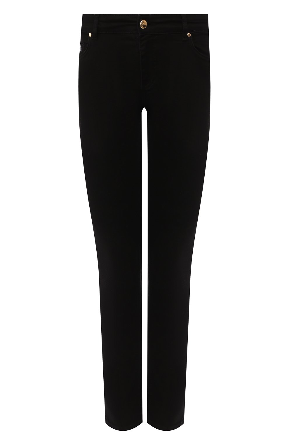 Джинсы VERSACE JEANS COUTURE черного цвета по цене 18400 руб., арт. A1HVB0K4-VDM500 4/60366, фото 1 Джинсы VERSACE JEANS COUTURE, арт. A1HVB0K4-VDM500 4/60366, фото 1