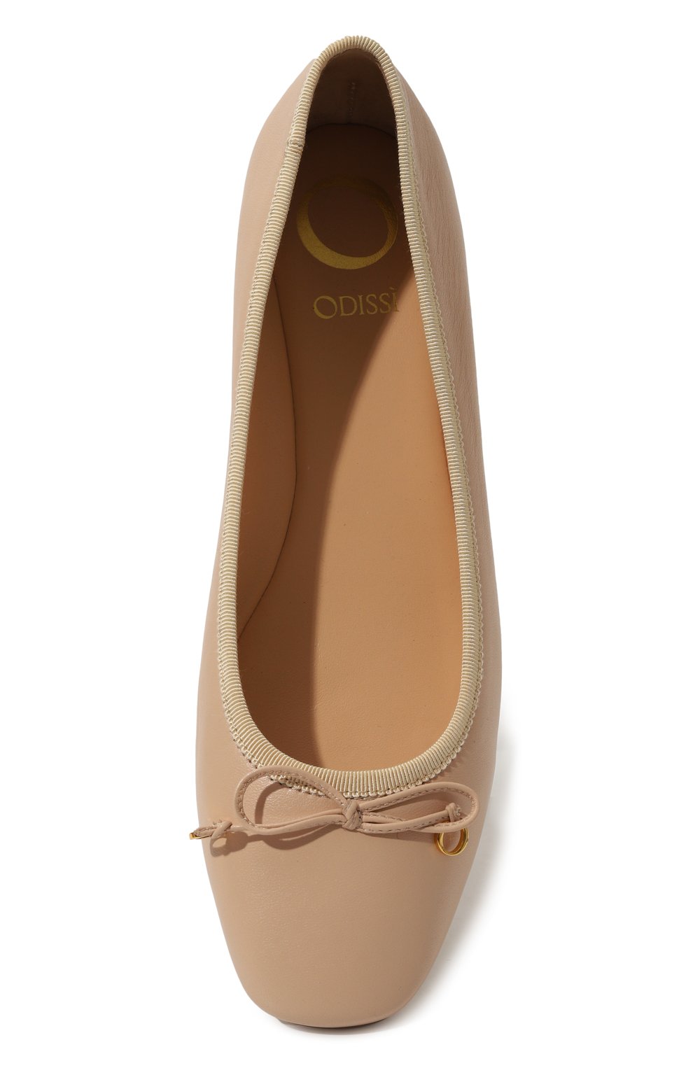 Кожаные балетки lou ODISSI бежевого цвета по цене 37150 руб., арт. 0D43090A 20136, фото 6 Кожаные балетки lou ODISSI, арт. 0D43090A 20136, фото 6