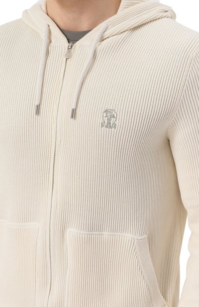 Хлопковый кардиган BRUNELLO CUCINELLI, арт. M29200416G, фото 5
