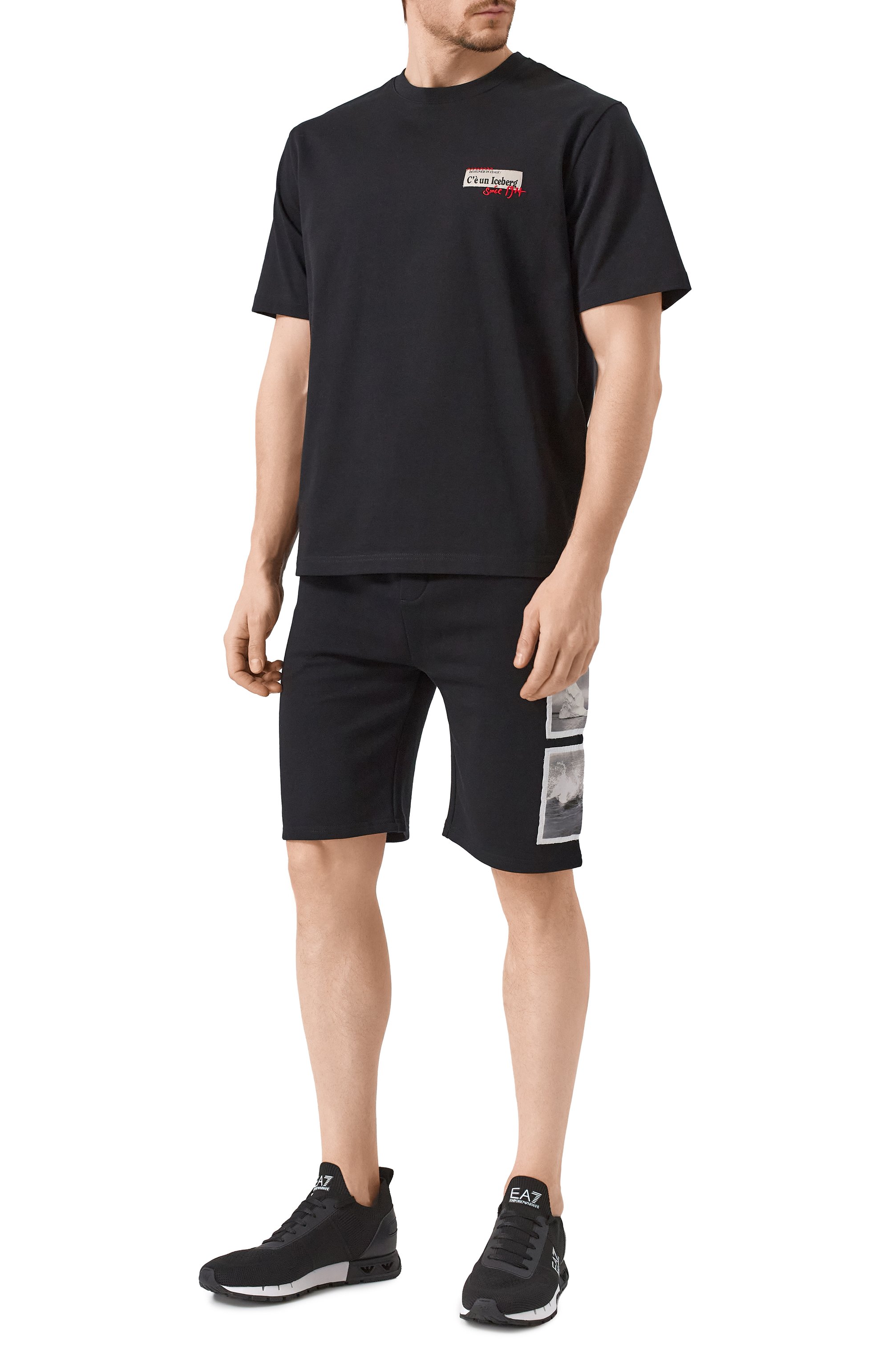 Хлопковые шорты ICEBERG, арт. D014/6300, фото 2