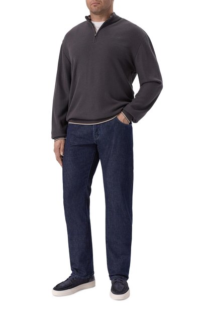 Джемпер из шерсти и лиоцелла PAUL&SHARK темно-серого цвета по цене 77550 руб., арт. 15311166/5XL, фото 2 Джемпер из шерсти и лиоцелла PAUL&SHARK, арт. 15311166/5XL, фото 2