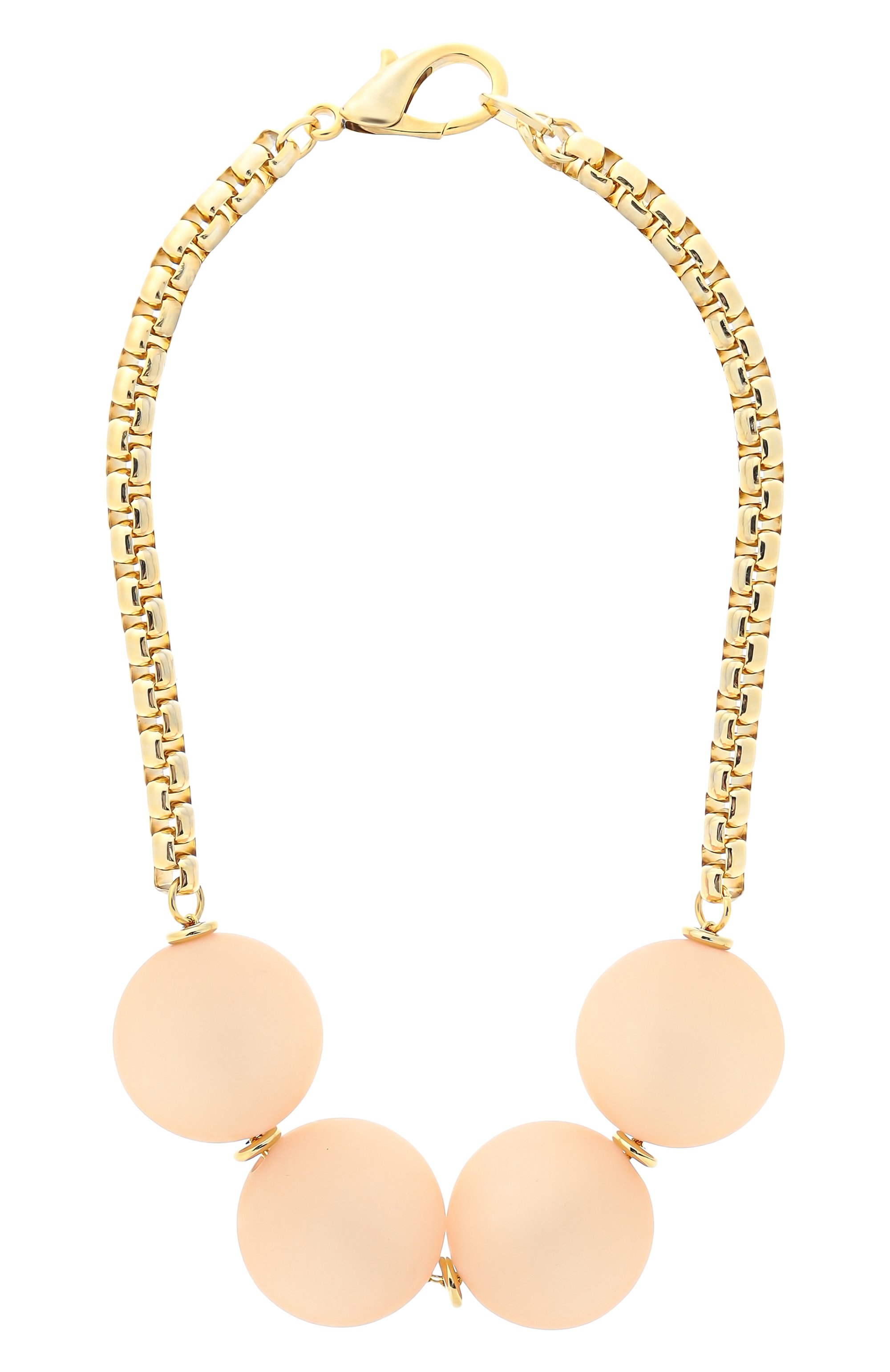 Колье CRYSTALLINE JEWELLERY бежевого цвета по цене 17820 руб., арт. 586М, фото 1 Колье CRYSTALLINE JEWELLERY, арт. 586М, фото 1