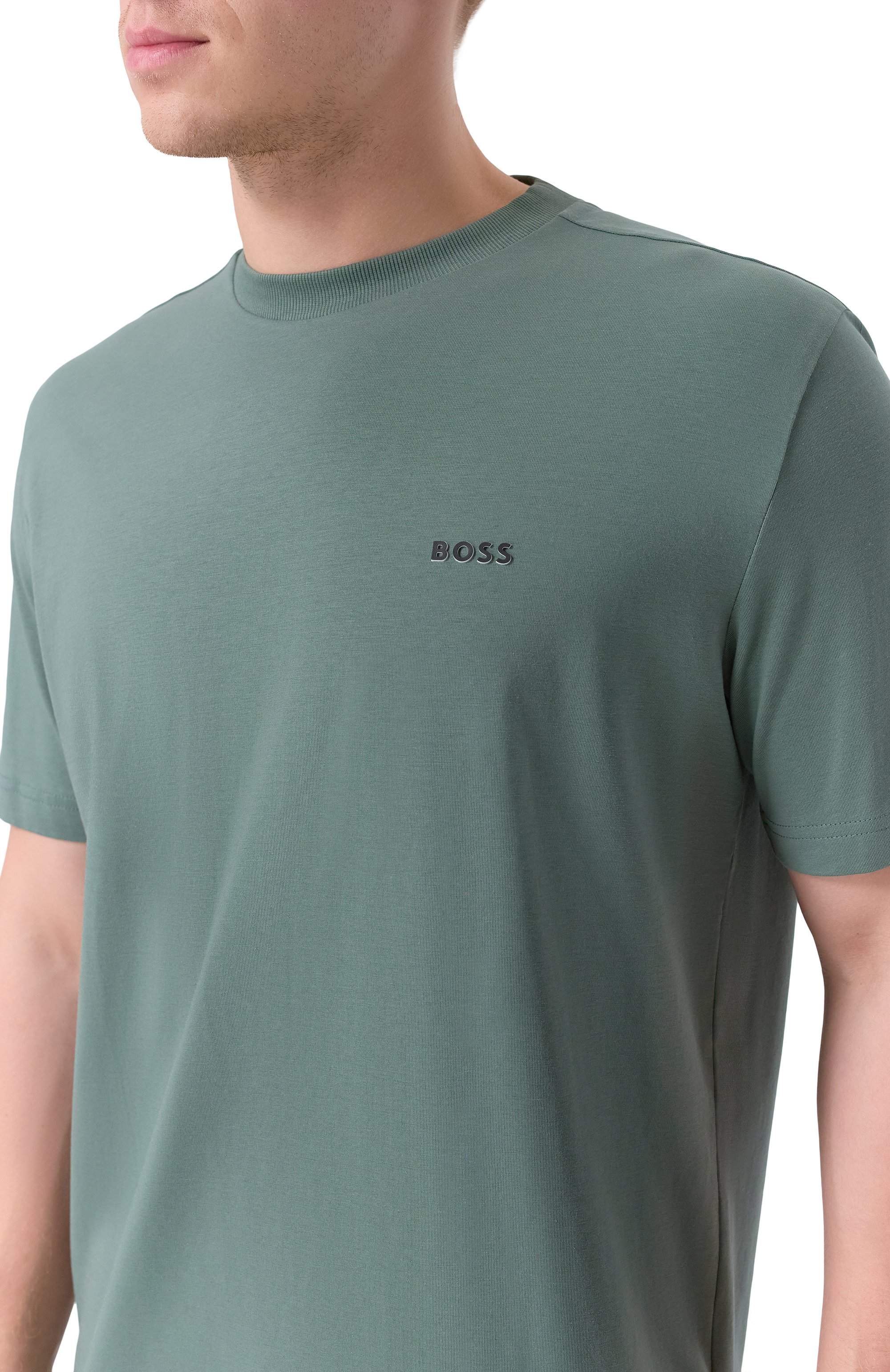 Хлопковая футболка BOSS GREEN, арт. 50506373, фото 5