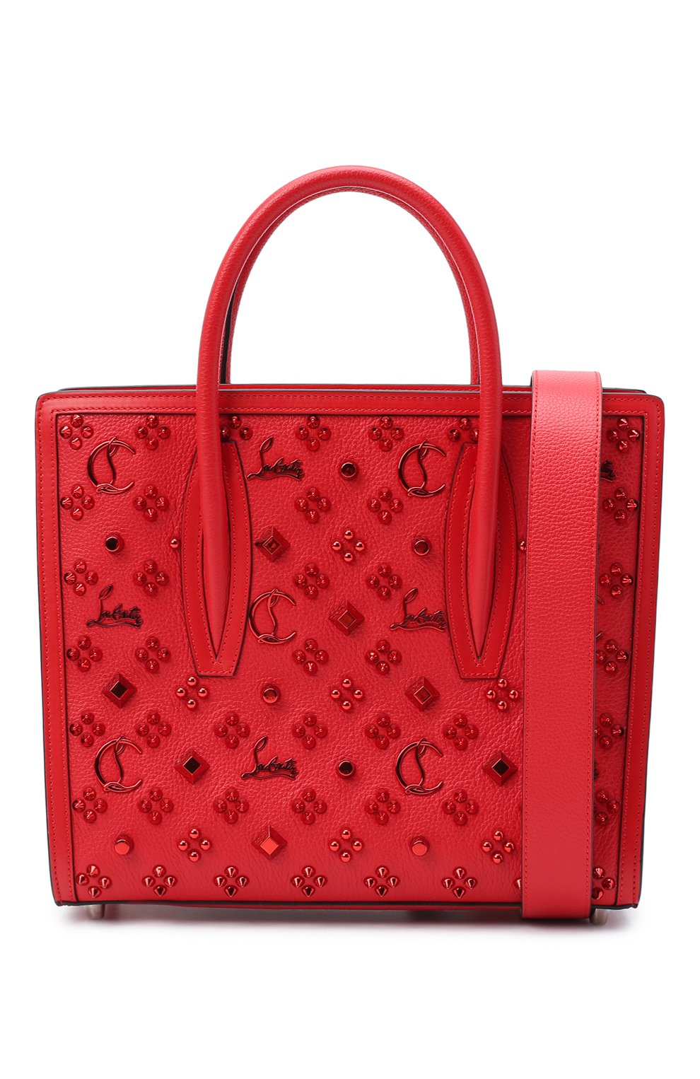 Сумка-тоут paloma medium CHRISTIAN LOUBOUTIN, арт. paloma s medium calf emp/sp loubinthesky ss20, фото 6