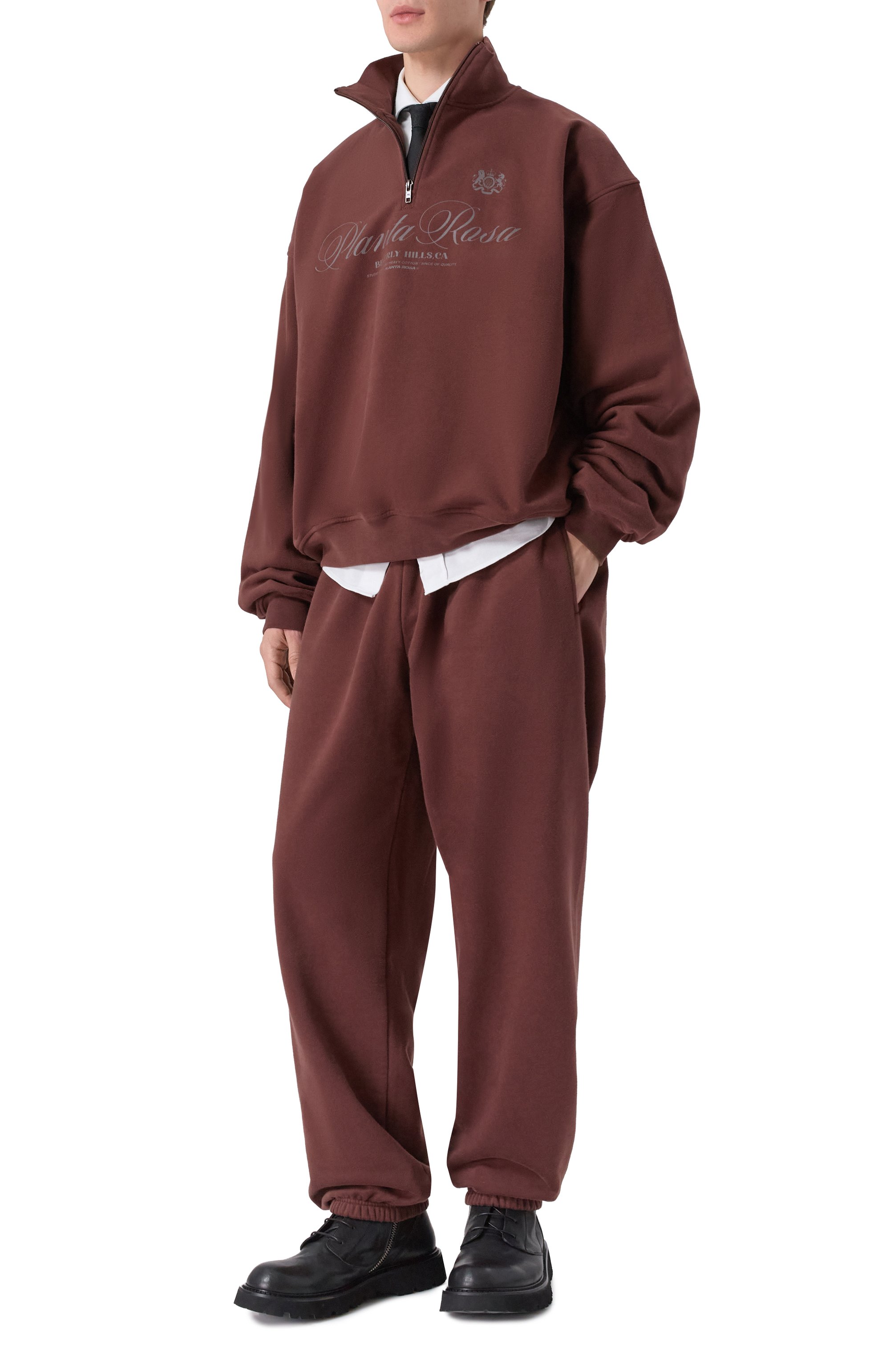 Хлопковые джоггеры PLANTA ROSA, арт. PR/J/NP/370VELVET, фото 2