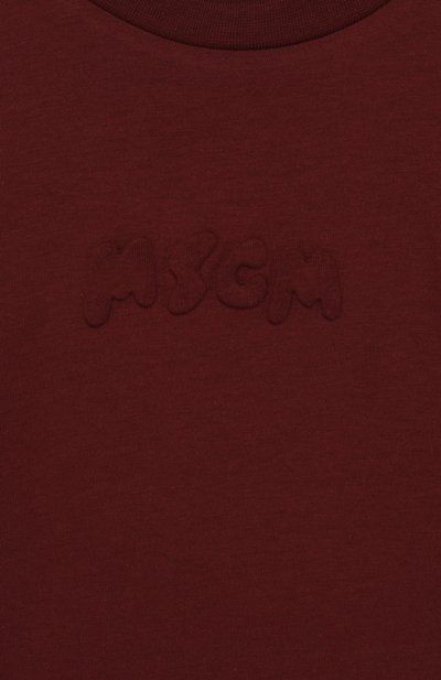 Хлопковая футболка MSGM KIDS, арт. F5MSJUTH009, фото 3