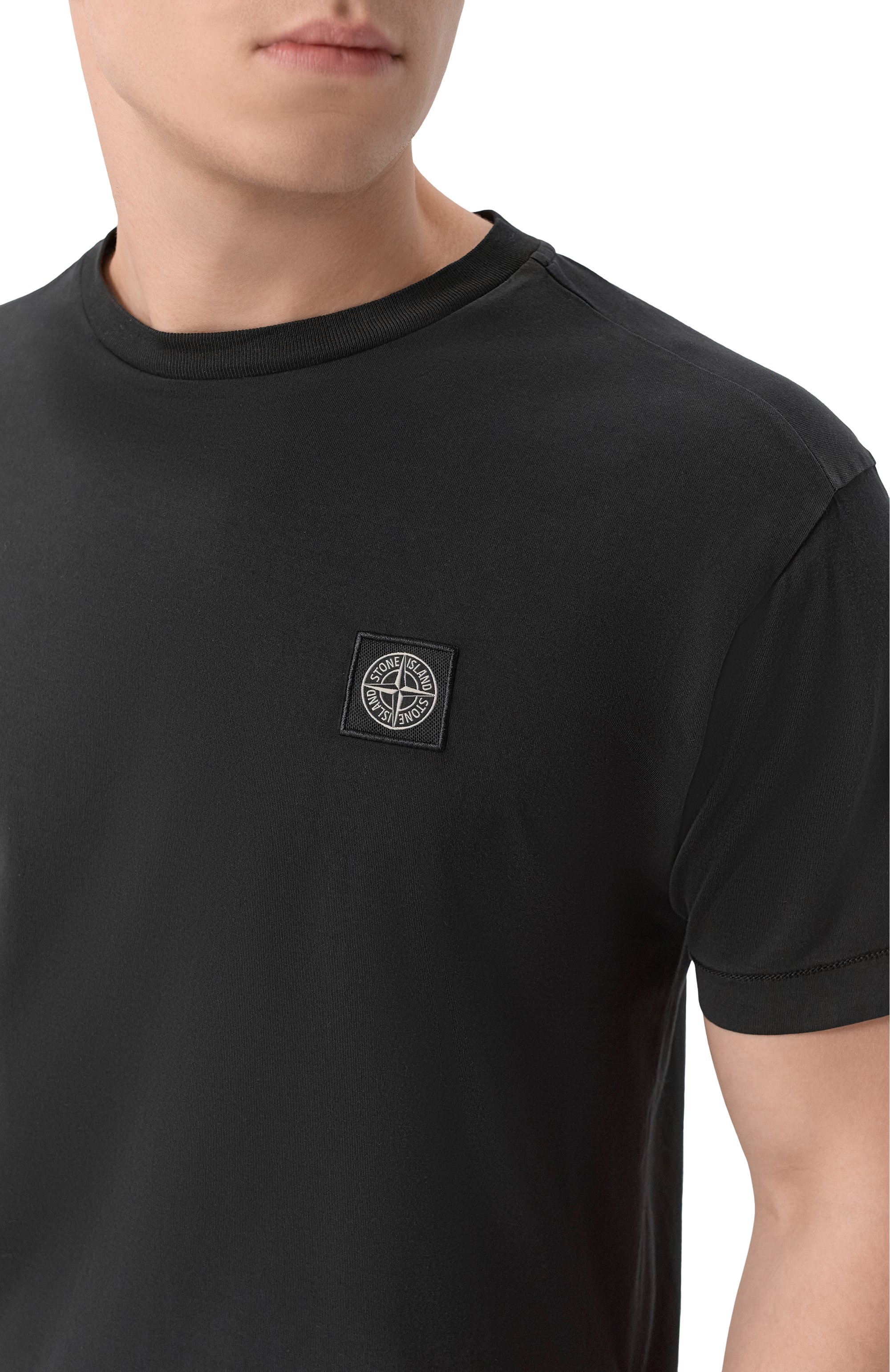 Хлопковая футболка STONE ISLAND, арт. L1S152100027/S0013, фото 5
