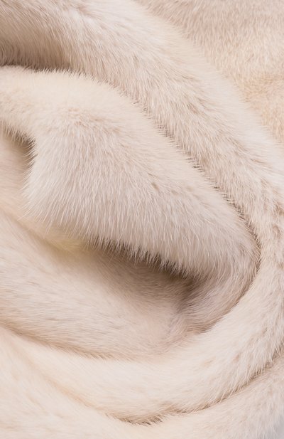 Меховой шарф из норки MVST, арт. MSC-01 MINK PEARL, фото 3