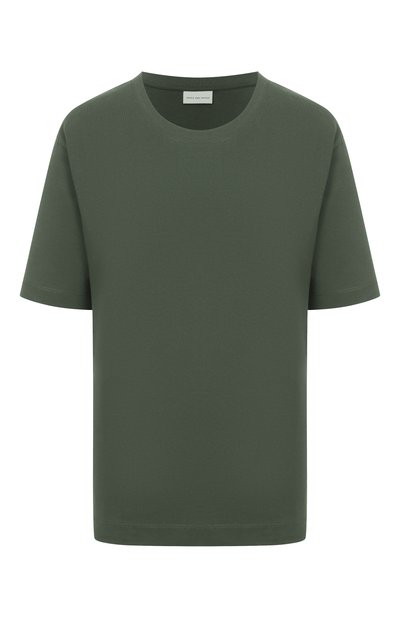 Женская хлопковая футболка DRIES VAN NOTEN, арт. 011100/2600