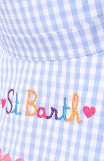 Хлопковая панама MC2 SAINT BARTH голубого цвета по цене 6295 руб., арт. STBA D0TTY/D0T0001/01872B, фото 3 Хлопковая панама MC2 SAINT BARTH, арт. STBA D0TTY/D0T0001/01872B, фото 3