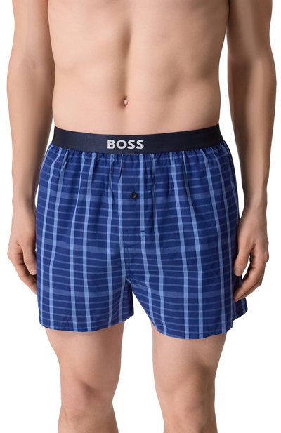 Комплект из двух боксеров BOSS синего цвета по цене 6425 руб., арт. 50535781, фото 2 Комплект из двух боксеров BOSS, арт. 50535781, фото 2