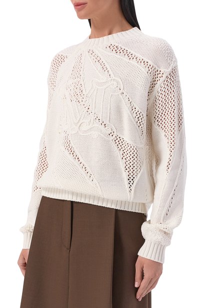 Хлопковый свитер MAX MARA, арт. MXMSALV0, фото 3