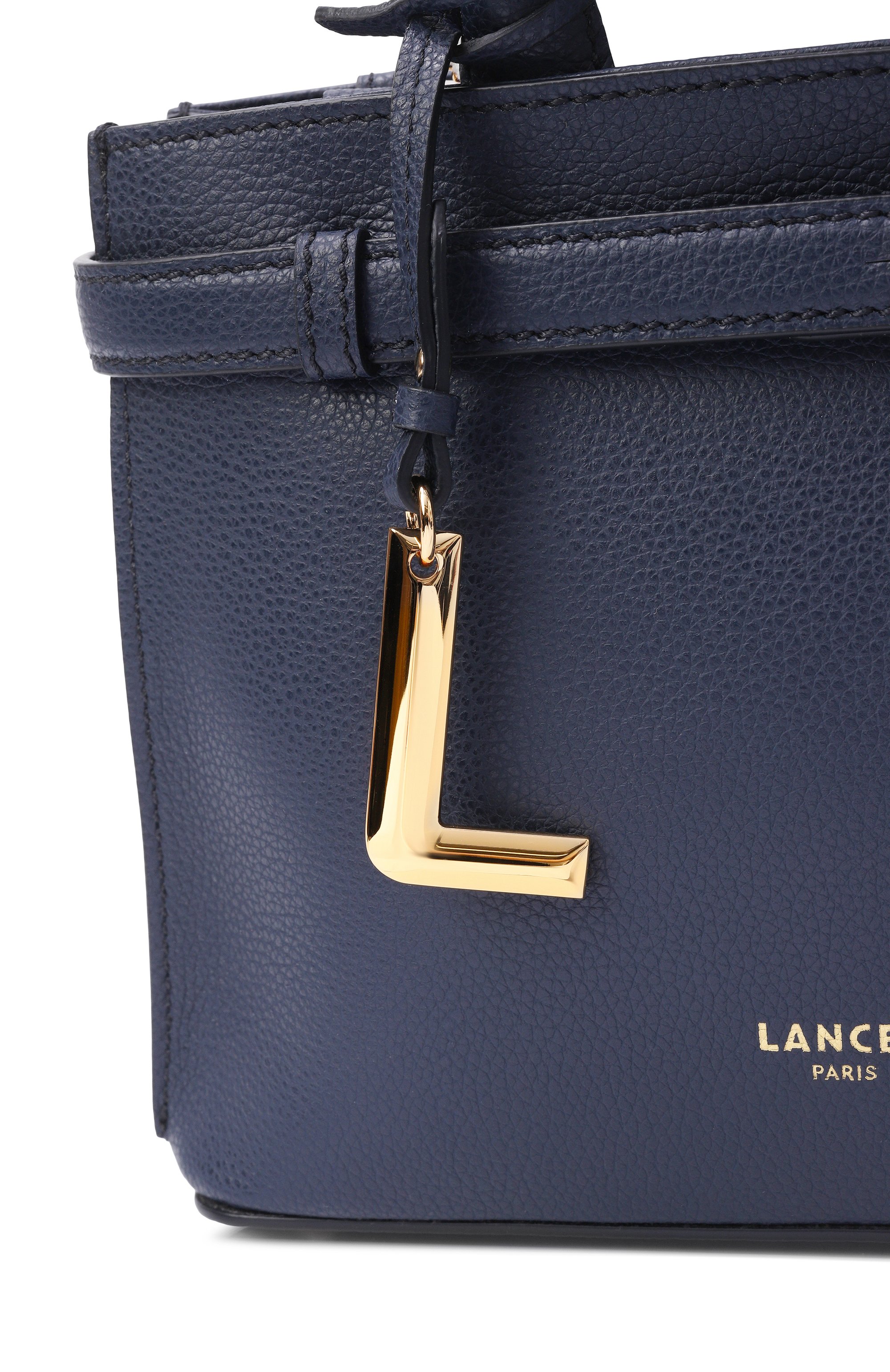 Сумка faubourg small LANCEL темно-синего цвета по цене 64350 руб., арт. A13527, фото 6 Сумка faubourg small LANCEL, арт. A13527, фото 6