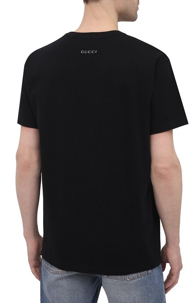 Хлопковая футболка disney x gucci GUCCI, арт. 548334/XJDAF, фото 4