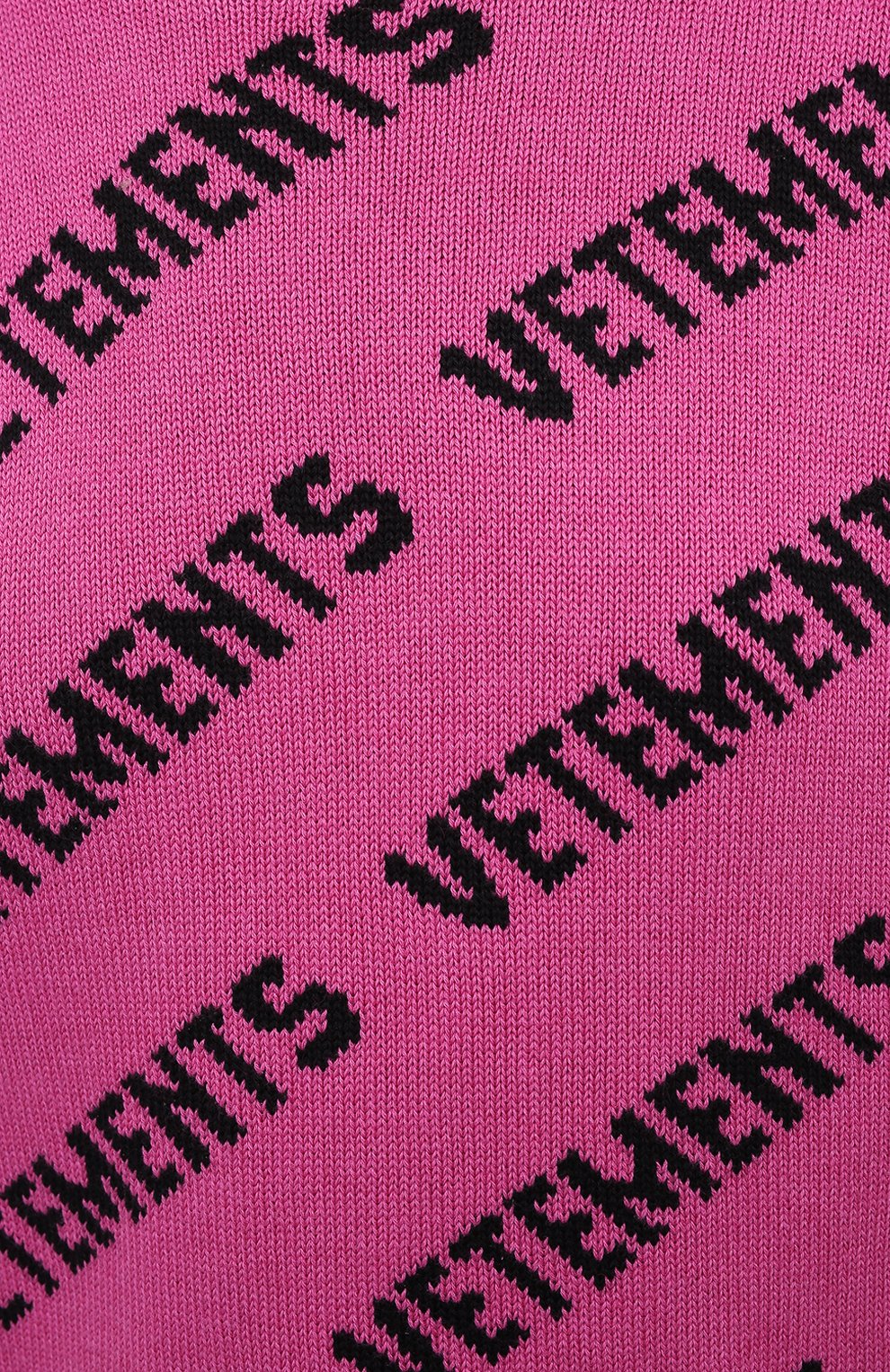 Свитер из хлопка и кашемира VETEMENTS фуксия цвета по цене 65750 руб., арт. UE51KN200P 1399/W, фото 5 Свитер из хлопка и кашемира VETEMENTS, арт. UE51KN200P 1399/W, фото 5