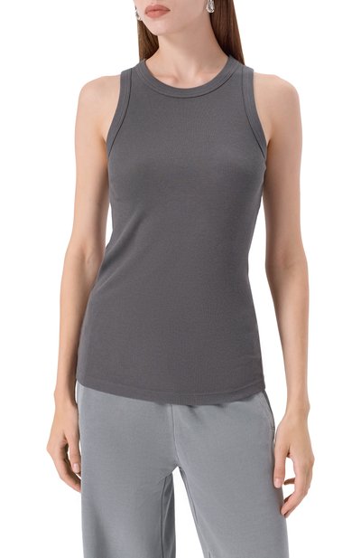 Майка ADDICTED серого цвета по цене 10330 руб., арт. FT2316, фото 3 Майка ADDICTED, арт. FT2316, фото 3