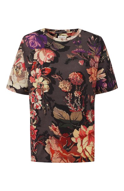 Женская хлопковая футболка DRIES VAN NOTEN, арт. 201-11166-9620