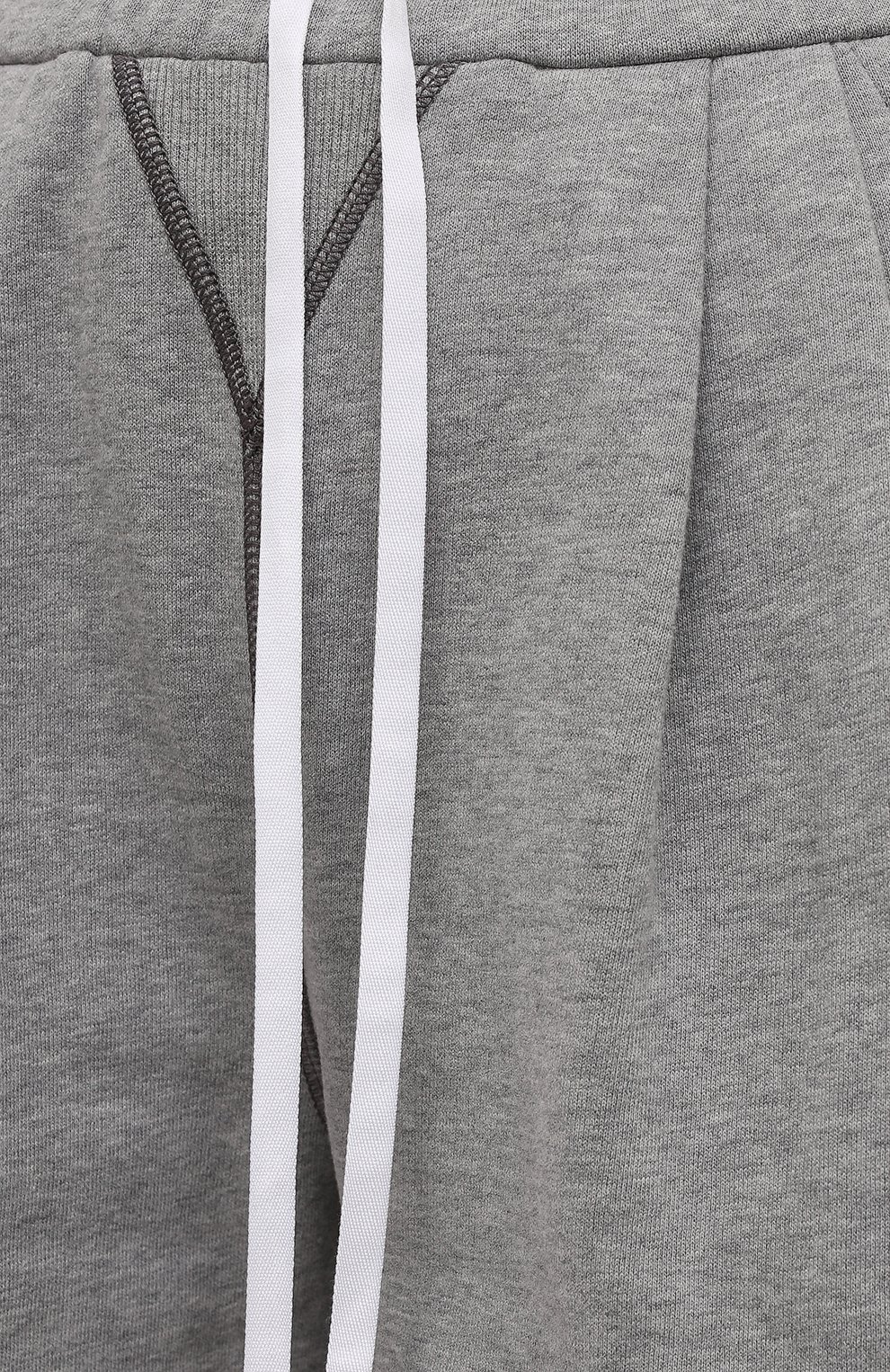 Хлопковые шорты MIU MIU серого цвета по цене 120000 руб., арт. MJP267-1Z9J-F0031, фото 5 Хлопковые шорты MIU MIU, арт. MJP267-1Z9J-F0031, фото 5