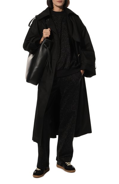 Брюки DRIES VAN NOTEN черного цвета по цене 74850 руб., арт. 222-011123-5182, фото 2 Брюки DRIES VAN NOTEN, арт. 222-011123-5182, фото 2