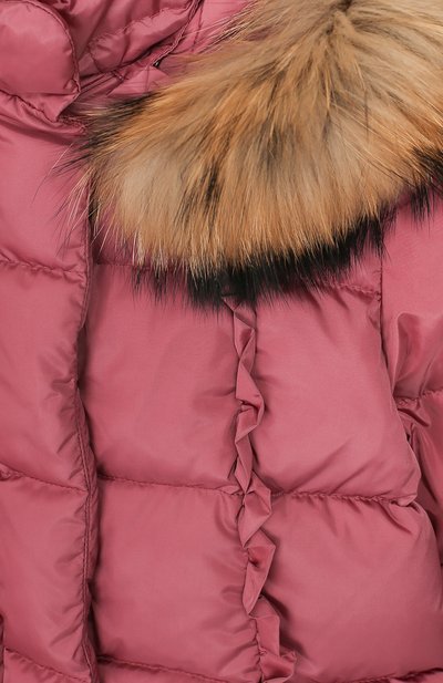 Пуховая куртка с капюшоном IL GUFO, арт. A19GM308N0031/10A-12A, фото 3