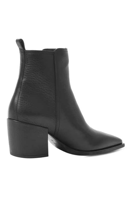 Кожаные ботильоны Abigail Zip 50 AGL D784503PC/GAUCH Чёрный  D784503PC/GAUCH Фото 5