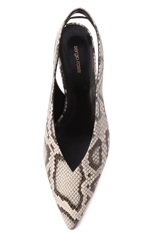 Кожаные туфли Beak  Sergio Rossi B13200/MCAS32 Серый  B13200/MCAS32 Фото 6