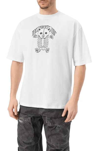 Хлопковая футболка DIEGO VENTURINO, арт. DVTS0DV0S, фото 3