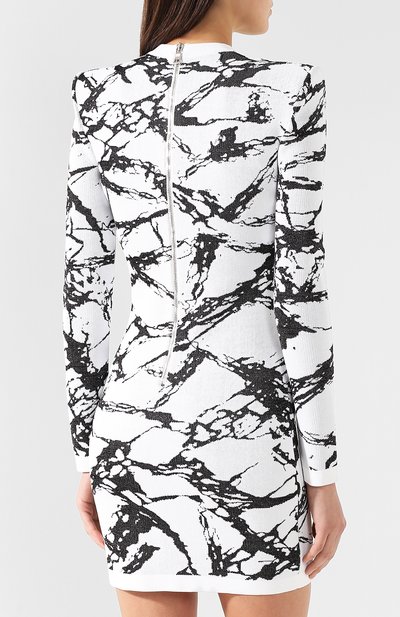 Платье из вискозы BALMAIN, арт. RF06254/K356, фото 4