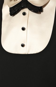 Женское платье из вискозы MIU MIU черного цвета, арт. MF4362-186-F0002 | Фото 5 (Рукава: Короткие; Материал внешний: Вискоза; Длина Ж (юбки, платья, шорты): Мини; Женское Кросс-КТ: Платье-одежда; Случай: Повседневный; Стили: Классический; Драгоценные камни: Проставлено; Материал сплава: Проставлено; Региональные ограничения белый список (Axapta Mercury): Не проставлено; Нос: Не проставлено)