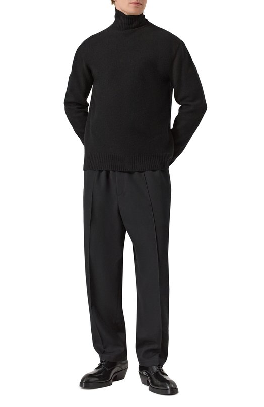 Шерстяной свитер Jil Sander J22GP0224/J14603 Чёрный  J22GP0224/J14603 Фото 2