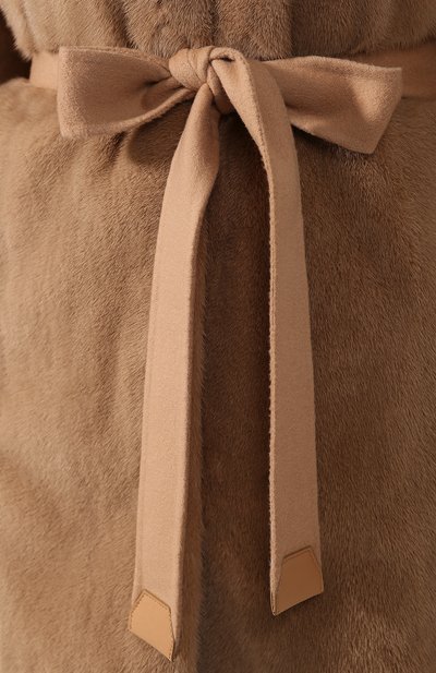 Шуба из норки LORO PIANA бежевого цвета по цене 2640000 руб., арт. FAI8601, фото 5 Шуба из норки LORO PIANA, арт. FAI8601, фото 5