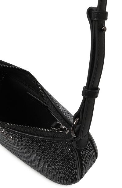 Сумка half moon PINKO черного цвета по цене 33700 руб., арт. 103538/A210, фото 5 Сумка half moon PINKO, арт. 103538/A210, фото 5