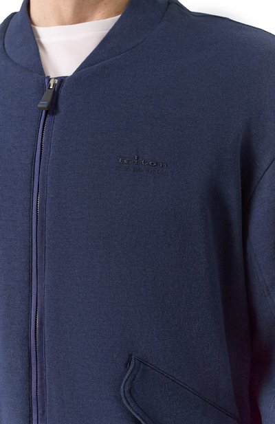 Бомбер из хлопка и шелка KITON, арт. UMM062601, фото 5