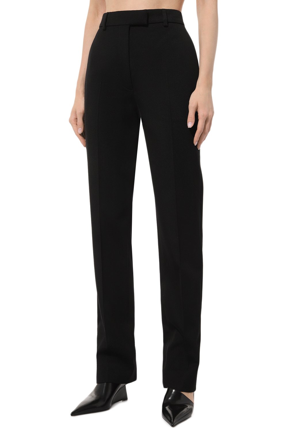 Шерстяные брюки PRADA, арт. P255E-1VOQ-F0002-211, фото 3