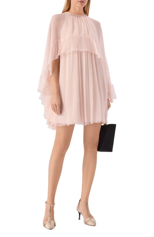 Кожаные туфли Cleia 70 Chloé CH26S16RWD Бежевый  CH26S16RWD Фото 3