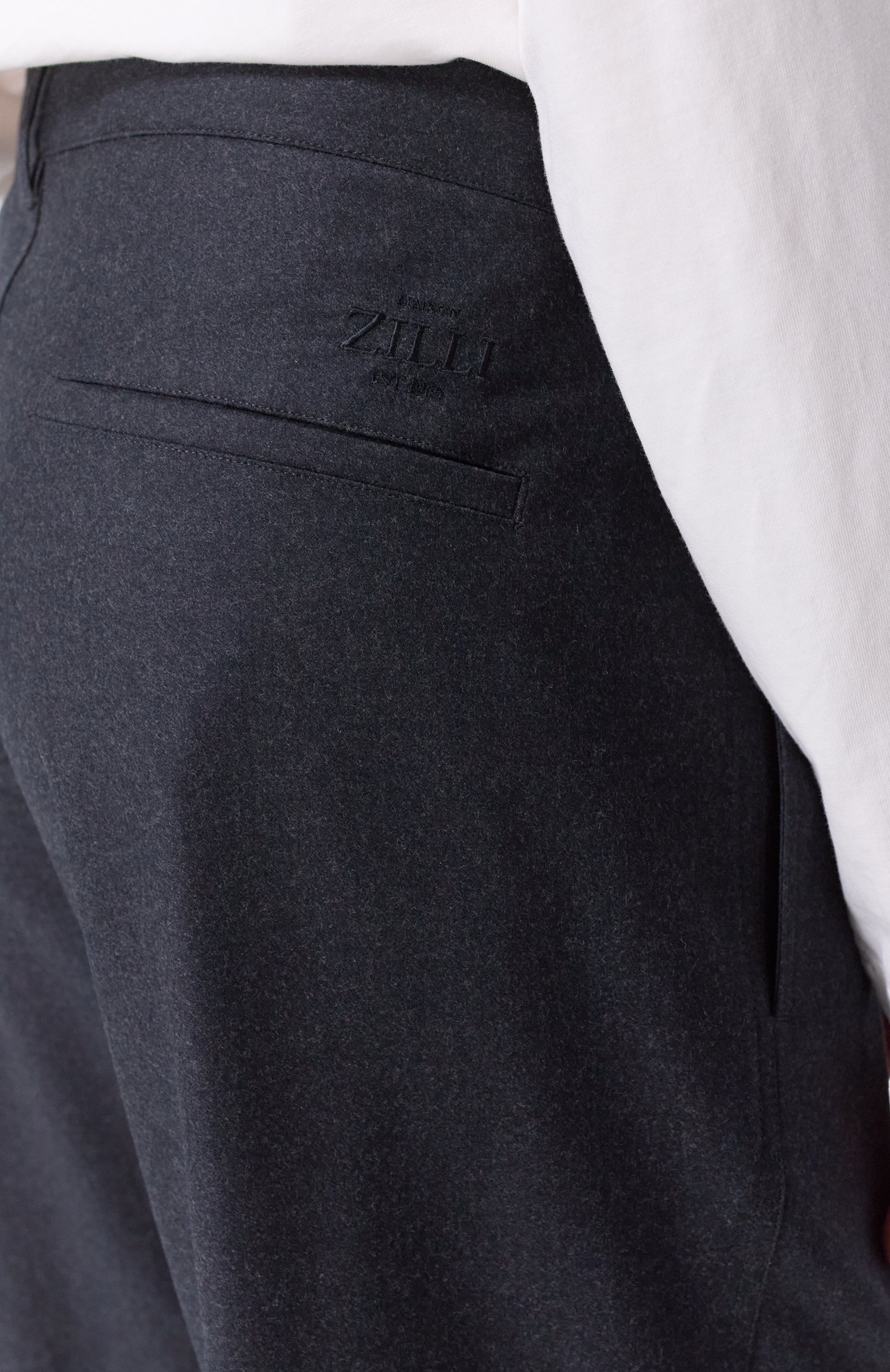 Шерстяные брюки ZILLI, арт. CPP010M020070090U, фото 5