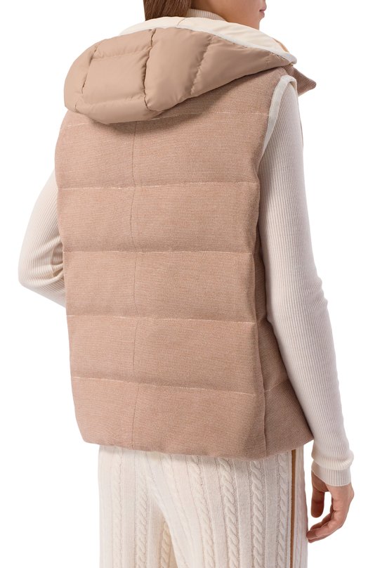 Пуховый жилет Freeage WW25.VS012.2003.102 Бежевый  WW25.VS012.2003.102 Фото 4